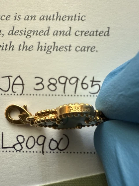 Van Cleef & Arpels Vintage Alhambra Bracelet, 5 motifs 18k YG - Malachite – Image 6