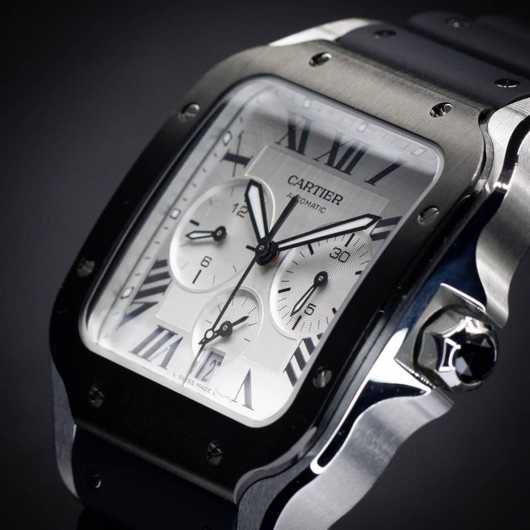 Cartier Santos de Cartier XL ADLC Chronographe 43,3 mm | WSSA0017 | Ensemble complet – Image 15