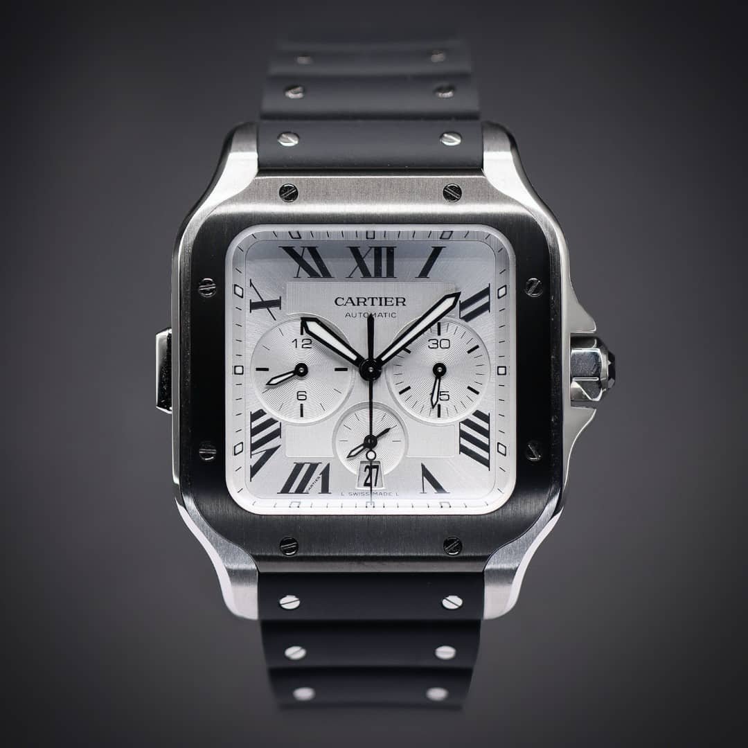 Cartier Santos de Cartier XL ADLC Chronographe 43,3 mm | WSSA0017 | Ensemble complet – Image 16