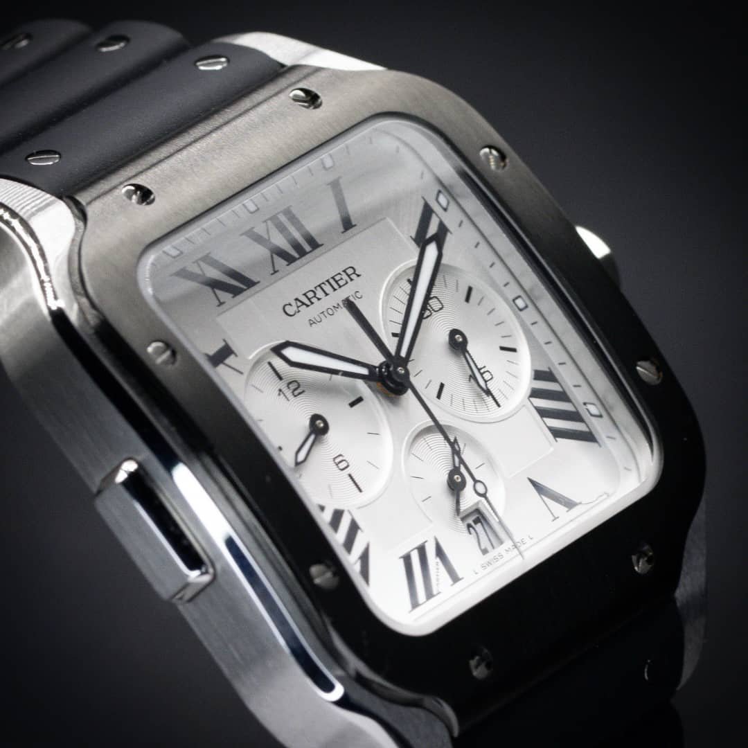 Cartier Santos de Cartier XL ADLC Chronographe 43,3 mm | WSSA0017 | Ensemble complet – Image 13
