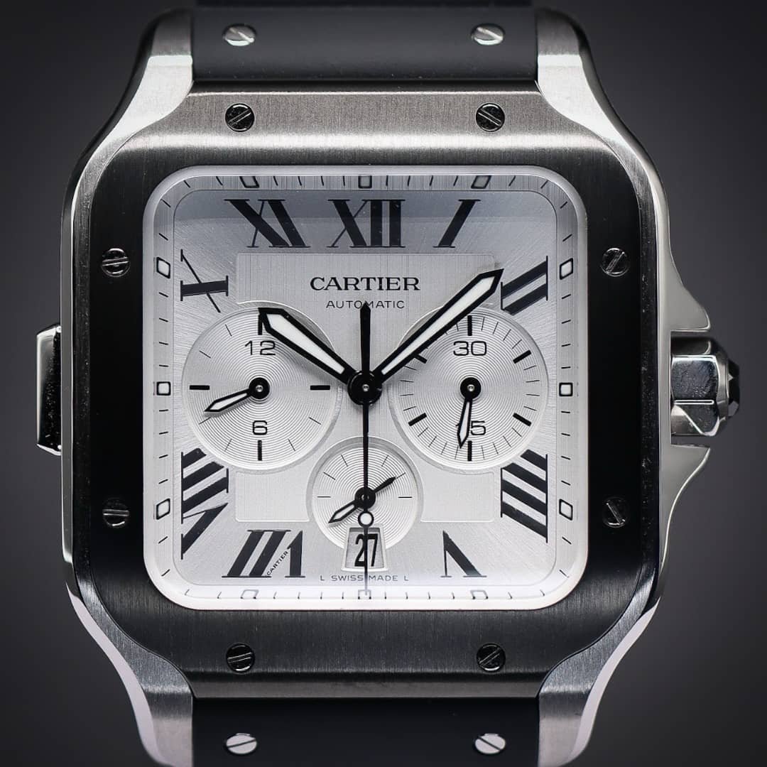 Cartier Santos de Cartier XL ADLC Chronographe 43,3 mm | WSSA0017 | Ensemble complet – Image 14