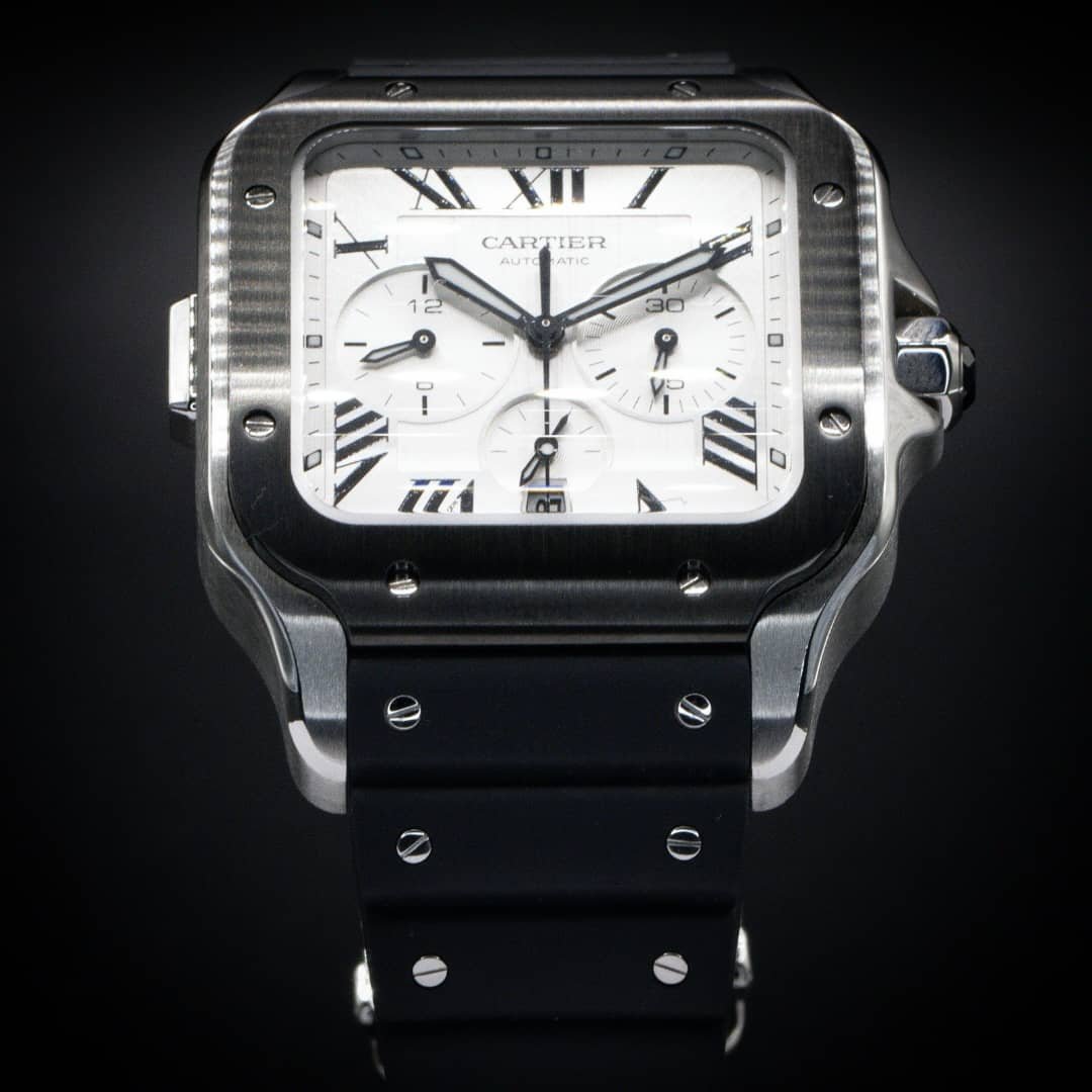 Cartier Santos de Cartier XL ADLC Chronographe 43,3 mm | WSSA0017 | Ensemble complet – Image 11