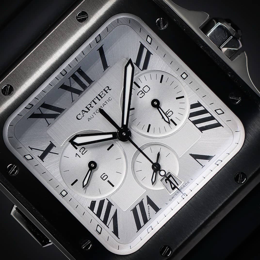 Cartier Santos de Cartier XL ADLC Chronographe 43,3 mm | WSSA0017 | Ensemble complet – Image 12