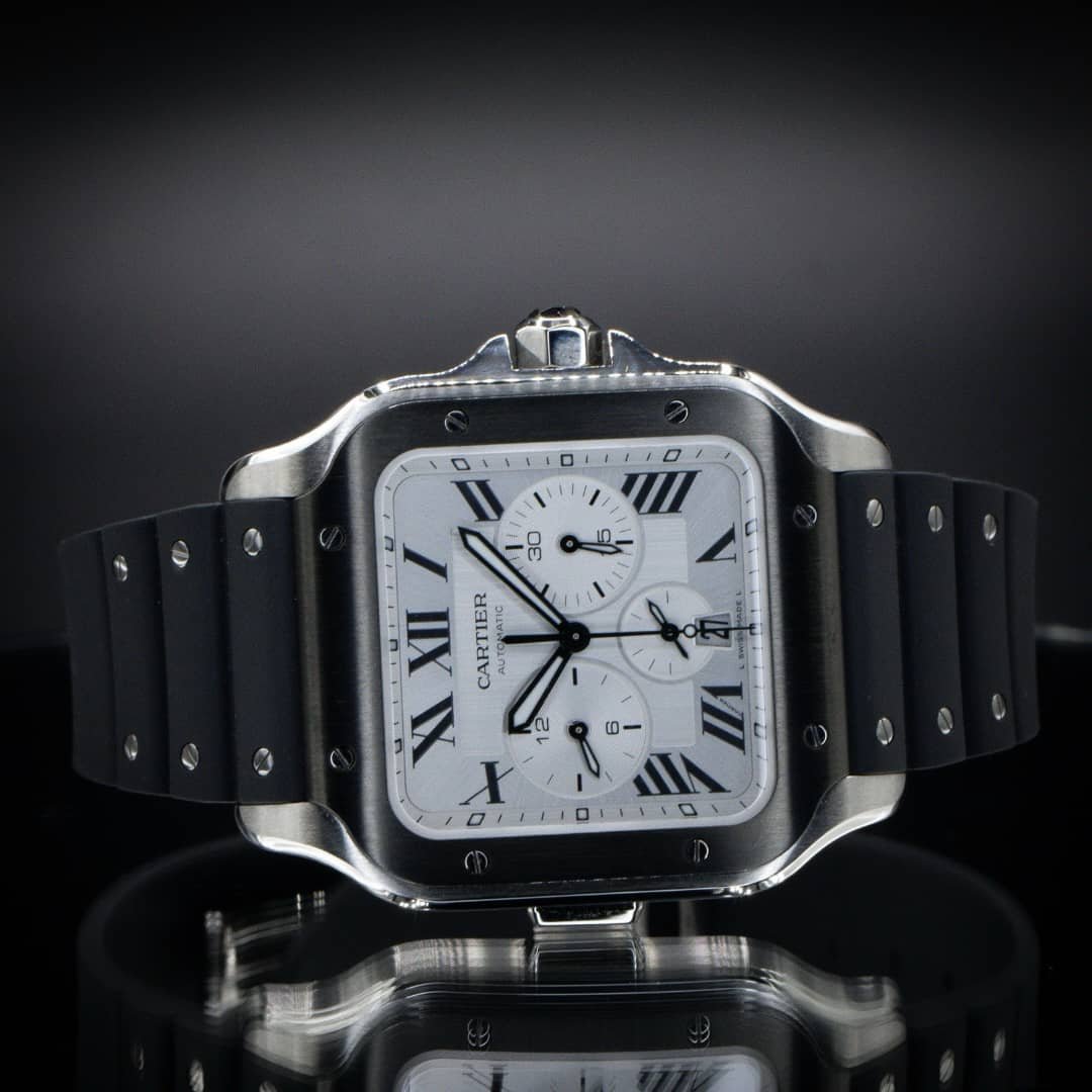 Cartier Santos de Cartier XL ADLC Chronographe 43,3 mm | WSSA0017 | Ensemble complet – Image 6