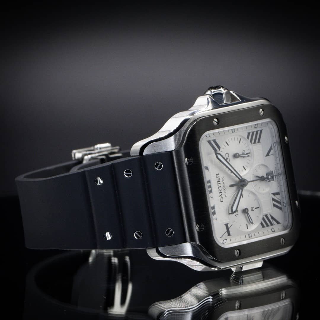 Cartier Santos de Cartier XL ADLC Chronographe 43,3 mm | WSSA0017 | Ensemble complet – Image 5