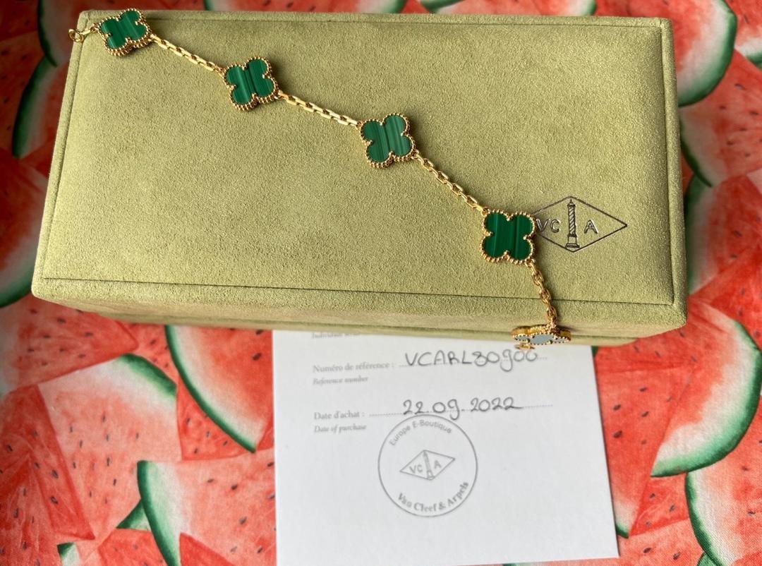 Van Cleef & Arpels Alhambra VCA *Ensemble complet* Agate Or 750 – Image 2