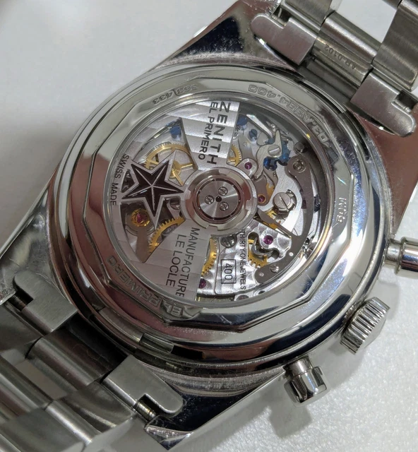 Montre homme Zenith El Primero Chronomaster Revival 03.A384.400/385.M385, 37 mm – Image 3
